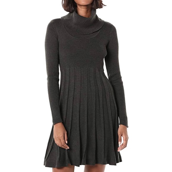 Calvin Klein Turtle Neck Fit Flare 